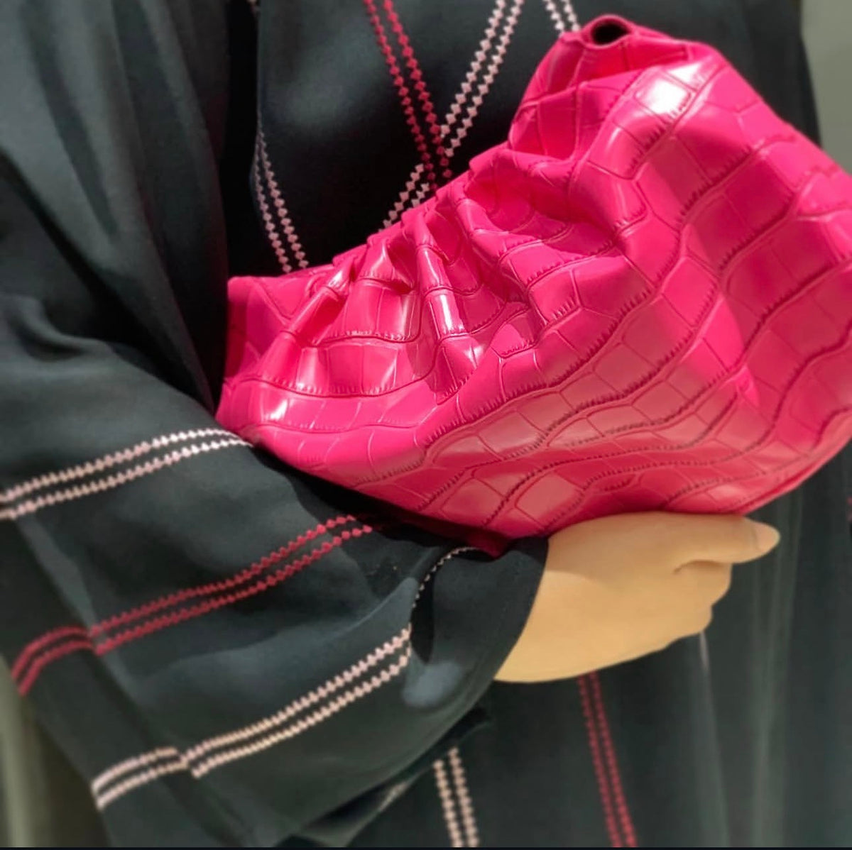 Fuchsia Allure Pouch