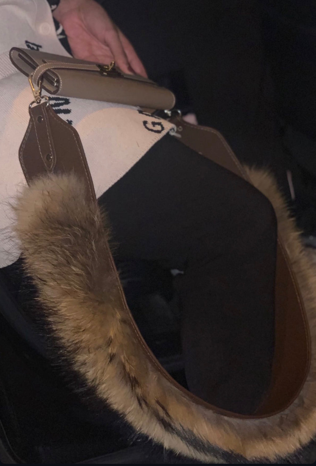 Fur Bag Strap