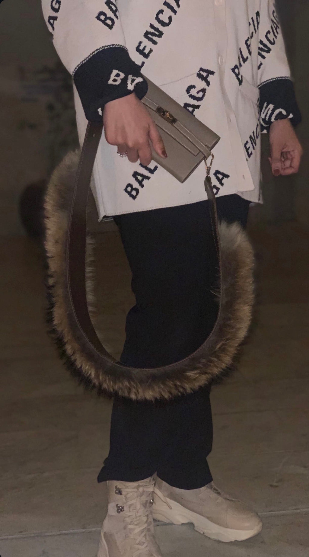 Fur Bag Strap