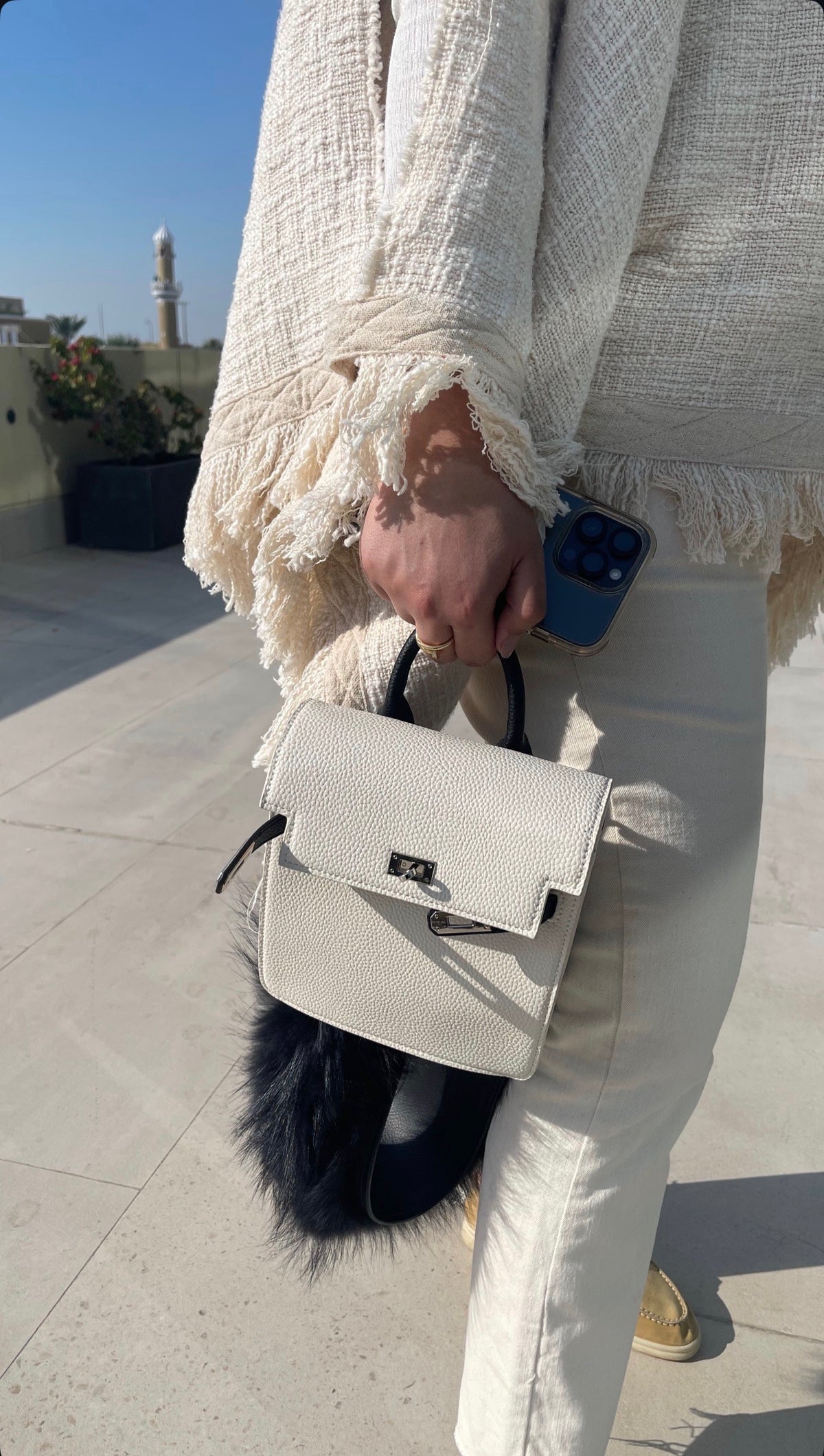 Fur Bag Strap